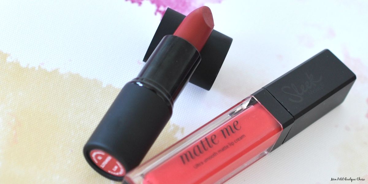 Deux styles de Rouges à Lèvres Mattes avec Sleek - Mon Petit Quelque Chose