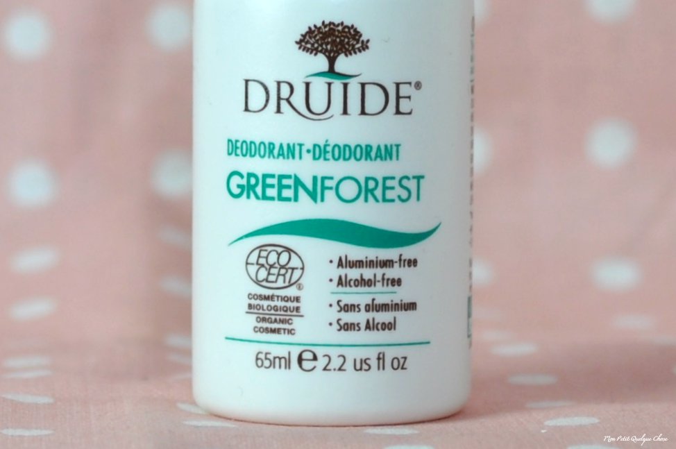 Druide et son déodorant Greenforest - Mon Petit Quelque Chose