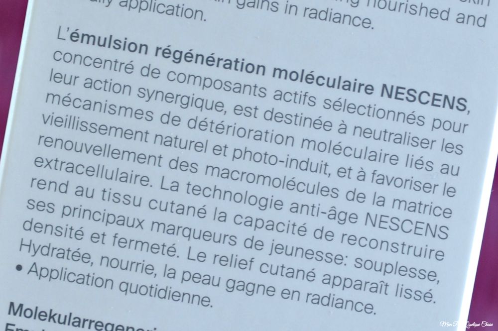 Nescens, La Science Anti-Âge Suisse - Mon Petit Quelque Chose
